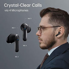 Load image into Gallery viewer, True Wireless Earbuds, 4 Mics Call Noise Cancelling Headphones 13mm Dynamic Driver for Deep Bass & Stereo Sound, Wireless Charging Case, Aadaptive EQ & Low Latency for Online Meeting & SportBlack_515