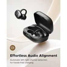 Load image into Gallery viewer, truefree C10 Open-Ear Earbuds, Clip-On Wireless Headphones, Bluetooth 5.4, 12mm Driver with Spatial Sound, 28H Playtime, IPX5 Water-Resistant, AI-ENC Clear Calls, Dual Connection, App Customizable, Black_4087