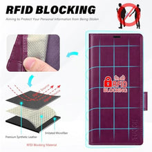 Load image into Gallery viewer, TUCCH Case Wallet for Galaxy Z Fold7 8.0", RFID Blocking Folio, Plum Purple, PlumPurple_4426