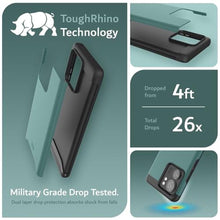 Load image into Gallery viewer, TUDIA Dual Shield Merge Phone Case for Motorola Edge 2023 - Dual Layer, Military Grade, Non-Slip, Shockproof & Heavy Duty Phone Case Cover & Protector - Hunter Green, HunterGreen_8306