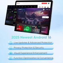 Load image into Gallery viewer, TUOHAITIME 2026 Upgraded Android 16 Tablet, 11 inch Android Tablets, Blue_488