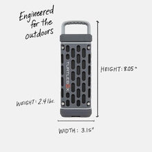 Load image into Gallery viewer, Turtlebox Ranger: Loud! Outdoor Portable Bluetooth 5.4 Speaker | Rugged, Waterproof, Ultra-Portable | Plays to 105db, Deep Bass, Shockproof, Unlimited Pairing for Full Stereo Experience, Gray_1655