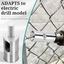 Load image into Gallery viewer, Twist Ties Tool for 9 Gauge Drill Chuck,High-tensile Wire Easy Twist Tool,Twisted Fence Tool for Fixing Chain Link Fence and Loop Fences_2532