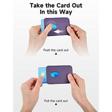 Load image into Gallery viewer, TWZKG for MagSafe Wallet, 3 Card Holder, Magnetic Slim Phone Wallet for iPhone 17/16/15/14/13/12 Pro Max Plus Air Series,RFID Blocking Vegan Leather, Deep Purple, DeepPurple_529