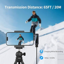 Load image into Gallery viewer, Uewpv Wireless Mini Microphone for iPhone 15/16/17, iPad, Android, Wireless Lavalier Microphone with Noise Reduction, Portable USB C Lapel Mic for Video Recording, Vlog, Tiktok, YouTube_560