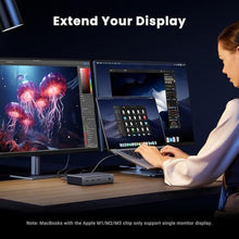 Load image into Gallery viewer, UGREEN 8-in-1 Thunderbolt 4 Docking Station, 40Gbps TB4 Hub, 3xTBT4 Dual 4K@60Hz or Single 8K Display, 85W Charging, Gigabit Ethernet, 3xUSB A 3.2, Revodok Max 208 Dock for Mac M1/M2/M3/M4 Pro/Max, DarkGray_35