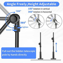 Load image into Gallery viewer, UHIKY 4.6"-11" Phone & Tablet Bed Holder with Wireless Remote,gooseneck Cellphone Stand,Flexible Overhead Mount clamp Clip for Desk Bedside headboard, Recording Filming, for iPhone/iPad/Tablet/Kindle_260