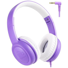 Load image into Gallery viewer, UKELALA C3 Foldable Kids Headphones Wired for School Boys Girls 3.5mm Jack, Purple_1