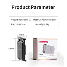 Load image into Gallery viewer, ULANZI Battery Door Cover for DJI Action 3 - ULANZI OA-16 Metal Battery Door Vlog Accessories Fits for DJI Action 3 Magnetic System,Magnetic Buckle Design for More Expansion & Versaltility_538