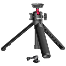 Load image into Gallery viewer, ULANZI MT-16 Extendable Mini Camera Tripod, 4 Levels Adjustment 360 Ball Head Cold Shoe Lightweight Portable Vlog Travel Selfie Stick Handle Grip Desktop Webcam Tripod for DSLR Action Camera_1