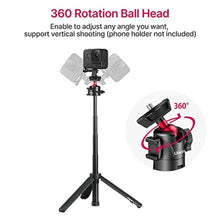 Load image into Gallery viewer, ULANZI MT-16 Extendable Mini Camera Tripod, 4 Levels Adjustment 360 Ball Head Cold Shoe Lightweight Portable Vlog Travel Selfie Stick Handle Grip Desktop Webcam Tripod for DSLR Action Camera_343