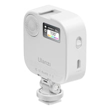 Load image into Gallery viewer, ULANZI U60 RGB Video Lights White LED Camera Light 360 Full Color Portable Photography Lighting w Quick Release Cold Shoe Adapter and Clip, 2500mAh Rechargeable CRI 95+ 2500-9000K Dimmable Panel Lamp_189