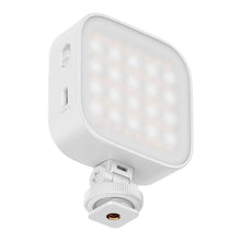 Load image into Gallery viewer, ULANZI U60 RGB Video Lights White LED Camera Light 360 Full Color Portable Photography Lighting w Quick Release Cold Shoe Adapter and Clip, 2500mAh Rechargeable CRI 95+ 2500-9000K Dimmable Panel Lamp_190