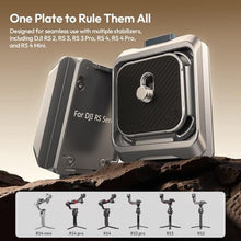 Load image into Gallery viewer, ULANZI UKA Stabilizer Quick Release Kit with QR Plate,Compatible with RS 2, Silver_185