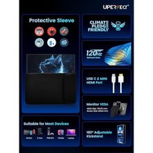 Load image into Gallery viewer, UPERFECT 18.5" 120Hz Portable Monitor, 125% sRGB Large Gaming Monitor_113