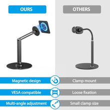 Load image into Gallery viewer, UPERFECT Magnetic VESA Stand, Adjustable Aluminum Arm for Portable Monitor, Black_747