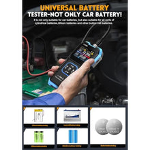 Load image into Gallery viewer, Upgraded Kelvin Four-Terminal Sensing WESTOBIG Battery Tester Internal ResistanceTester for Universal Batteries Meter, Car Battery Tester, 0-100V 0m-200, Digital Battery Analyzer for Automotive, BLUE_1330
