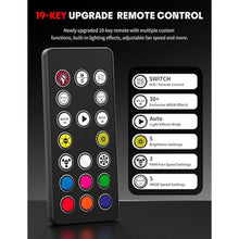Load image into Gallery viewer, upHere 10-Port ARGB PWM Fan Hub Controller - Magnetic Installation PC Case Fan Splitter with SATA Power, 5V 3-Pin RGB LED Support for PC Case Cooling & Lighting Customization Black P13PARGB BK_713