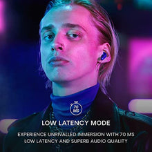 Load image into Gallery viewer, Urbanista Wireless Earphones | Wireless Earbuds with Microphone | 70ms Low Latency Gaming Earbuds | Dual-Mode Bluetooth Earphones | Fast Charge USB-C Earphones | 32 H Playtime | Seoul, Vivid Purple, VividPurple_1548