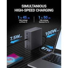 Load image into Gallery viewer, USB C Docking Station, 17 in 1 Universal USB C Dock Triple Display with 4K@60Hz, DP/2*HDMI, 100W PD for Laptop and Tablet (S/PDIF Port,USB-A/C 3.0,RJ45 Ethernet,Audio&Mic,SD/TF), grey_213