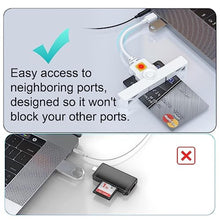 Load image into Gallery viewer, USB Smartfold Type C CAC Reader, USB C DOD Military USB Common Access CAC Smart Card Reader and ID CAC Card Reader,Compatible with Mac Os, Windows,Linux(Mini Foldable and Portable Type C) Version 1_671