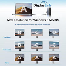Load image into Gallery viewer, UtechSmart 3 Monitor 18 in 1 Docking Station 4K@60Hz Thunderbolt 3/4 USB-C Windows & MacBook Grey_1748