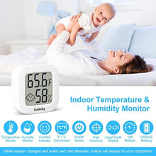 Load image into Gallery viewer, Vaikby Indoor Thermometer 4Pack, Humidity Gauge Meter Digital Hygrometer Room Thermometer for Home, Hight Accurate Temperature and Humidity Monitor, Large LCD Display Fahrenheit or Celsius_7010