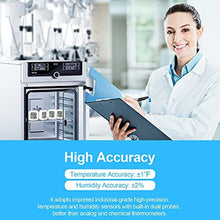 Load image into Gallery viewer, Vaikby Indoor Thermometer 4Pack, Humidity Gauge Meter Digital Hygrometer Room Thermometer for Home, Hight Accurate Temperature and Humidity Monitor, Large LCD Display Fahrenheit or Celsius_7012