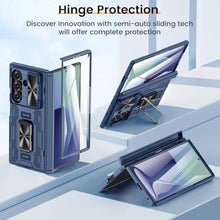 Load image into Gallery viewer, VEGO for Samsung Fold 7 Case with Hinge Protection& Slide Lens Cover,Blue, ABlue_4466