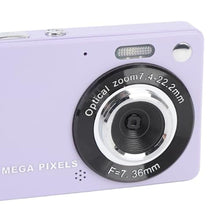 Load image into Gallery viewer, VELATEMOR HD 1080P Digital Camera, 2.8 inch 50MP, Auto Focus, Built in LED Light,Portable Compact Travel Camera for Students Girls Boys (Purple)_2007