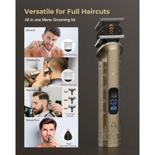 Load image into Gallery viewer, VGRPRO Hair Clippers for Men Professional, Cordless Hair Clippers for Hair Cutting, Mens Clippers and Trimmers Set, Electric Hair Trimmer for Men with Package Case (Gloden)_3726