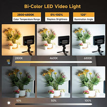 Load image into Gallery viewer, VILTROX 18W LED Video Light, CRI 95+ 2800-6800K On Camera Light Panel for Pictures Video Recording, App Control Soft Key Light Dimmable Photo Light for Outdoor Photography Live Streaming Zoom Calls, VILTROXBLightWAppControl_2754