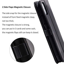 Load image into Gallery viewer, VISOUL Case for iPhone 11 Pro Max Case Wallet with Card Holder for Men and Women, Genuine Leather Folio Flip Case Cover with Magnetic Clasp Closure for iPhone 11 Pro Max (6.5-inch) (Black)_1742