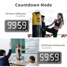 Load image into Gallery viewer, VOCOO Large 7.8" Digital Timer, Magnetic LED Timer for Kitchen & Classroom, SpaceGrey_113