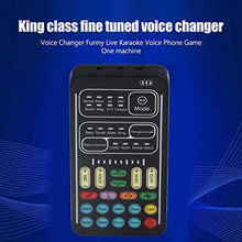 Load image into Gallery viewer, Voice Changer Set, I9 Multifunction Portable Recording Mini Sound Card, 8 Different Sounds, High Device Compatibility, for Game Music Recording, Phone Computer Sound Changer(English Version)_47