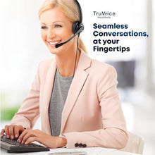Load image into Gallery viewer, VoicePro 10 Professional Home Office and Call Center USB Headset with Noise Canceling Microphone, HD Speakers and in Line Call Controls with Mute, Compatible with All UC Voice Platforms., Black_6545
