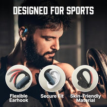 Load image into Gallery viewer, VOKALEN Reflex Pro - Wireless Sport Earbuds with Ear Hooks, Active Noise Cancellation, up to 50H of Battery Life, IP68 Dust and Waterproof, Touch Control, Secure Fit for Sports (Black)_103