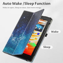 Load image into Gallery viewer, VORI Case for All-New Amazon Kindle Fire HD 10 Tablet (13th/11th Generation 2023/2021 Release) and Fire HD 10 Plus 10.1" - Slim Folding Stand Folio Cover with Auto Wake/Sleep & Hand Strap, Galaxy_3036