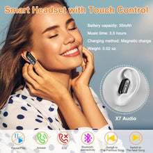 Load image into Gallery viewer, VOVOAEWACH Smart Watch with Earbuds, 1.32 Inch Round Fitness Watch X10, 2 in 1 Bluetooth Watch with Step,Calories,Sleep Monitor,Heart Rate Blood Pressu-re Monitor for iOS & Android, black_4206