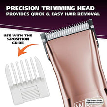 Load image into Gallery viewer, Wahl Pure Confidence Rechargeable Electric Razor, Trimmer, Shaver, & Groomer for Women with 3 Interchangeable Heads - Model 9865-2901V, Pink_1986