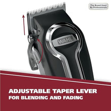 Load image into Gallery viewer, Wahl USA Elite Pro High-Performance Corded Home Haircut & Grooming Kit for Men Electric Hair Clipper Model 3029684, Black_828