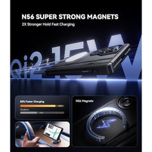 Load image into Gallery viewer, Waldeng for Samsung Galaxy Z Fold 7 Case, Compatible with MagSafe, Hidden Kickstand & 9H Screen Protector, S Pen Slot & Hinge Protection, Shockproof for Z Fold 7, Blackno Pen, BlackwithSPenHoldernopen_2098