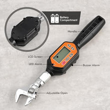Load image into Gallery viewer, wanlvkang Digital Torque Wrench, 1.0 to 30 Nm Open End Torque Wrench Set with 25 mm Open End Head for Hvac Mini Split and Refrigeration System (30 NM), Orange_5460