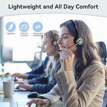 Load image into Gallery viewer, Wantek Phone Headset with Microphone Noise Cancelling, Telephone Headsets 2.5mm Jack Work for Panasonic AT&T ML17929 Vtech RCA Cisco Uniden Polycom Grandstream Home Office Cordless Phones(F602J25P), DualmmFJP_6974