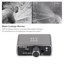 Load image into Gallery viewer, Water Leakage Detector, Underground Pipeline Leak Detection Tool, Compact & Lightweight Highly Accurate Water Leak Detector for Construction Repair, Basement_187