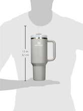 Load image into Gallery viewer, Stanley Quencher H2.0 FlowState Stainless Steel Vacuum Insulated Tumbler with Lid and Straw for Water, Iced Tea or Coffee, Smoothie and More, Ash, 30oz, (Pack of 1)