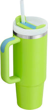 Load image into Gallery viewer, Stanley Quencher H2.0 FlowState Stainless Steel Vacuum Insulated Tumbler with Lid and Straw for Water, Iced Tea or Coffee, Smoothie and More, Bright Lime, 30 oz