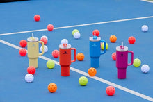 Load image into Gallery viewer, Stanley Quencher H2.0 FlowState Stainless Steel Vacuum Insulated Tumbler with Lid and Straw for Water, Iced Tea or Coffee, Smoothie and More, Fuchsia, 40oz