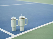 Load image into Gallery viewer, Stanley Quencher H2.0 FlowState Stainless Steel Vacuum Insulated Tumbler with Lid and Straw for Water, Iced Tea or Coffee, Smoothie and More, Mist, 40oz