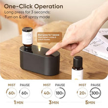 Load image into Gallery viewer, Waterless Diffuser for Home Essential Oil Diffuser, Aromatherapy Diffuser, Portable Scent Diffusers, 3 Mist Modes, Cycle Start for Bedroom, Office Studio 350-700 sq. ft Black_85